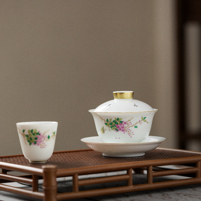 FAMILLE ROSE WISTERIA TEA SET – Niivva