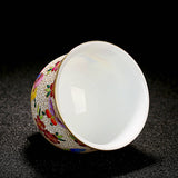 Butterfly and Wintersweets Teacup