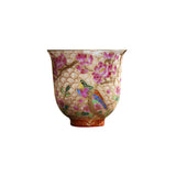 Magpie Singing among Apricot Blossoms Teacup