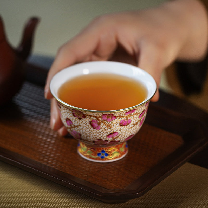 Plum Blossoms Teacup