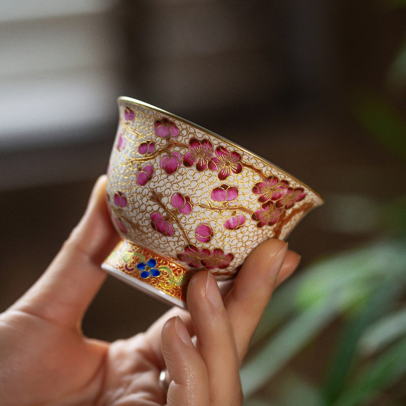 Plum Blossoms Teacup