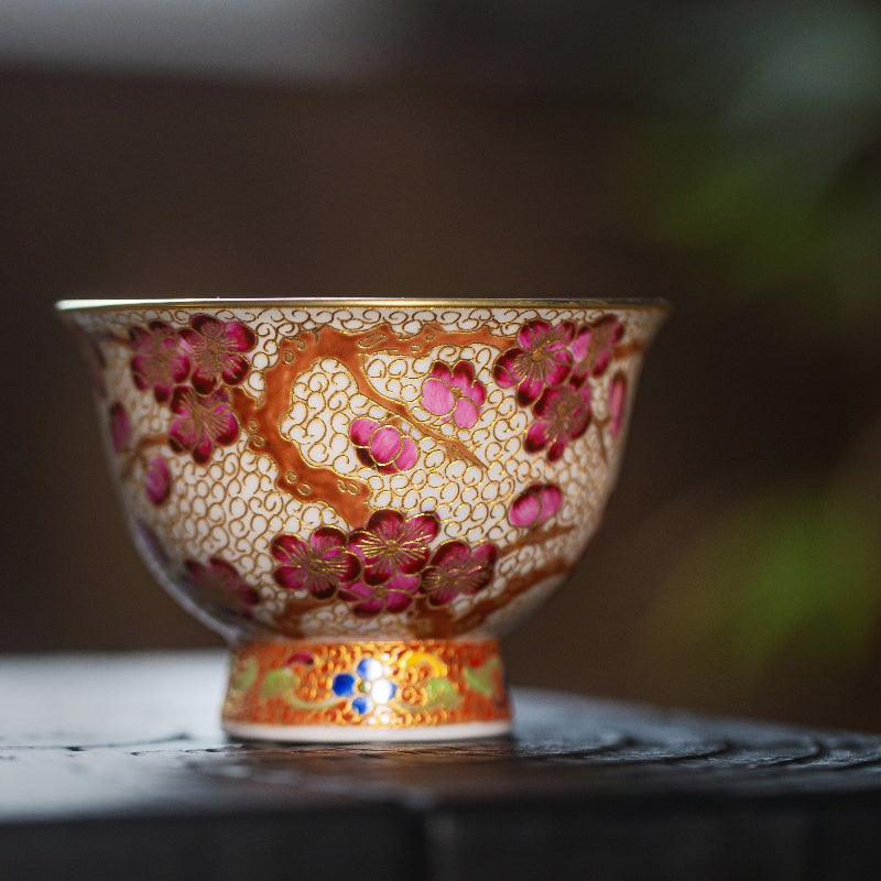 Plum Blossoms Teacup