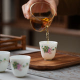 FAMILLE ROSE WISTERIA TEA SET