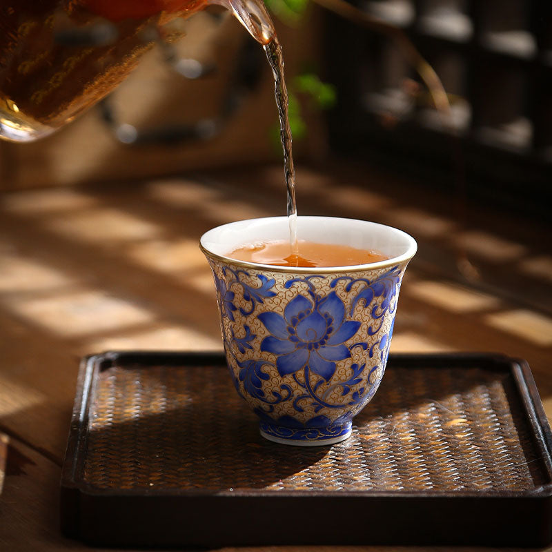 Blue Lotus Teacup