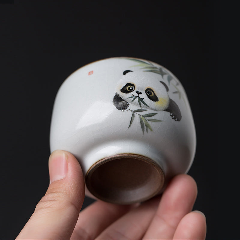 Cute Panda Teacup – Niivva