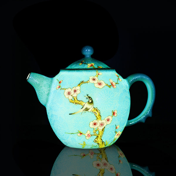 Turquoise Green Teapot