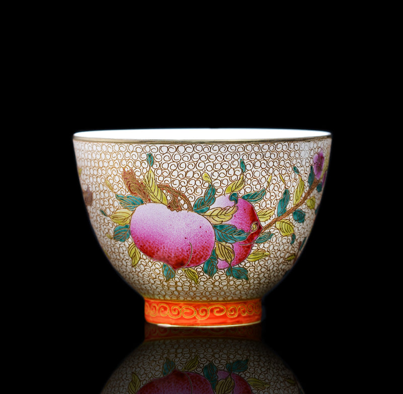 Auspicious Peaches Teacup