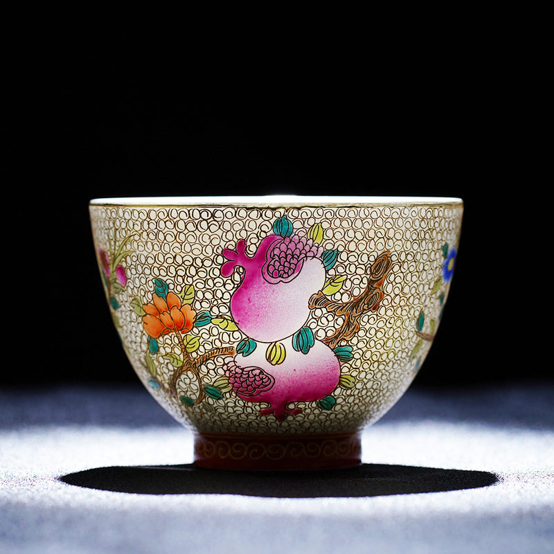 Auspicious Peaches Teacup