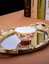 Butterfly and Wintersweets Teacup